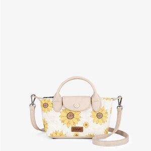 Wrangler Sunflower Print Mini Crossbody Bag